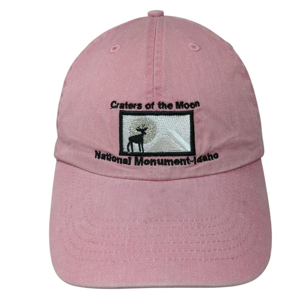 Craters Of The Moon National Monument Idaho Strapback Hat Pink One Size